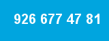 926 677 47 81 926 677 47 81